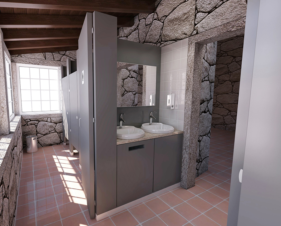 Modelo casa de banho